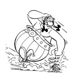 着色页: Asterix 和 Obelix (动画片) #24442 - 免费可打印着色页