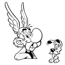 着色页: Asterix 和 Obelix (动画片) #24455 - 免费可打印着色页