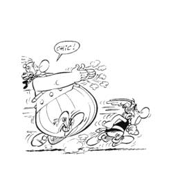 着色页: Asterix 和 Obelix (动画片) #24456 - 免费可打印着色页