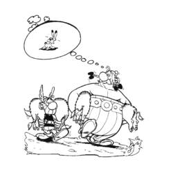 着色页: Asterix 和 Obelix (动画片) #24460 - 免费可打印着色页