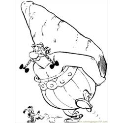 着色页: Asterix 和 Obelix (动画片) #24466 - 免费可打印着色页