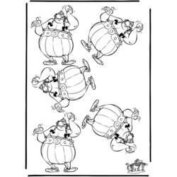 着色页: Asterix 和 Obelix (动画片) #24473 - 免费可打印着色页