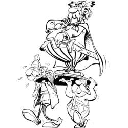 着色页: Asterix 和 Obelix (动画片) #24475 - 免费可打印着色页