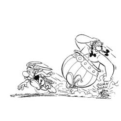 着色页: Asterix 和 Obelix (动画片) #24482 - 免费可打印着色页