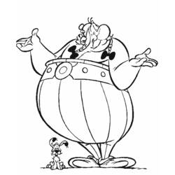 着色页: Asterix 和 Obelix (动画片) #24483 - 免费可打印着色页