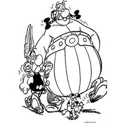 着色页: Asterix 和 Obelix (动画片) #24486 - 免费可打印着色页