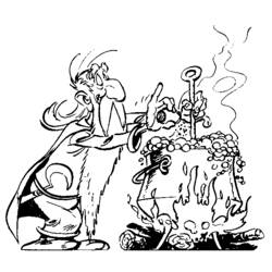 着色页: Asterix 和 Obelix (动画片) #24488 - 免费可打印着色页