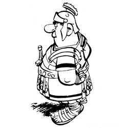 着色页: Asterix 和 Obelix (动画片) #24493 - 免费可打印着色页