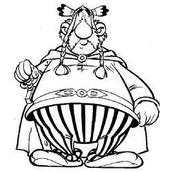 着色页: Asterix 和 Obelix (动画片) #24495 - 免费可打印着色页