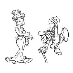 着色页: Asterix 和 Obelix (动画片) #24498 - 免费可打印着色页