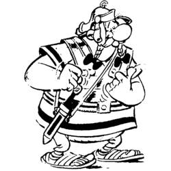 着色页: Asterix 和 Obelix (动画片) #24537 - 免费可打印着色页