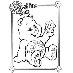 着色页: 护理熊 / Calinours (动画片) #37169 - 免费可打印着色页
