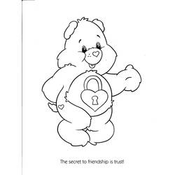 着色页: 护理熊 / Calinours (动画片) #37209 - 免费可打印着色页