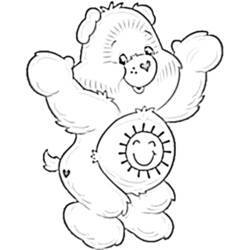 着色页: 护理熊 / Calinours (动画片) #37212 - 免费可打印着色页