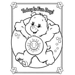 着色页: 护理熊 / Calinours (动画片) #37282 - 免费可打印着色页