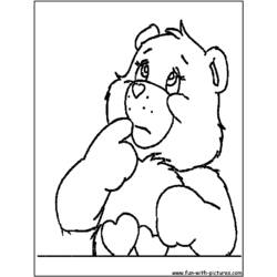 着色页: 护理熊 / Calinours (动画片) #37305 - 免费可打印着色页
