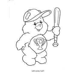 着色页: 护理熊 / Calinours (动画片) #37428 - 免费可打印着色页
