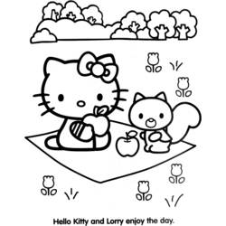 着色页: 凯蒂猫 (动画片) #36754 - 免费可打印着色页