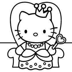 着色页: 凯蒂猫 (动画片) #36772 - 免费可打印着色页