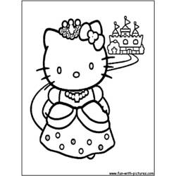 着色页: 凯蒂猫 (动画片) #36794 - 免费可打印着色页