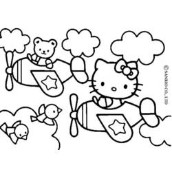 着色页: 凯蒂猫 (动画片) #36935 - 免费可打印着色页
