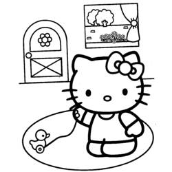 着色页: 凯蒂猫 (动画片) #36937 - 免费可打印着色页