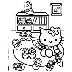 着色页: 凯蒂猫 (动画片) #36956 - 免费可打印着色页