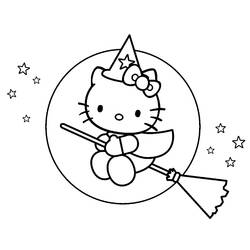 着色页: 凯蒂猫 (动画片) #37109 - 免费可打印着色页