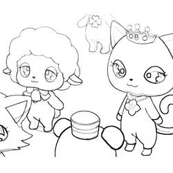 着色页: 珠宝宠物 (动画片) #37719 - 免费可打印着色页