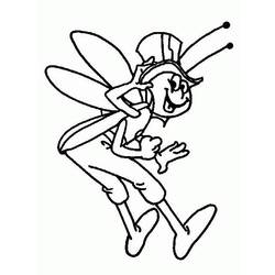 着色页: 蜜蜂玛雅 (动画片) #28220 - 免费可打印着色页