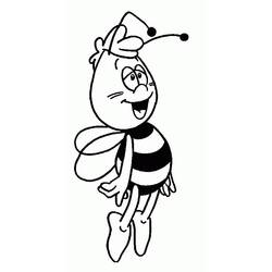 着色页: 蜜蜂玛雅 (动画片) #28228 - 免费可打印着色页