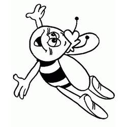 着色页: 蜜蜂玛雅 (动画片) #28250 - 免费可打印着色页