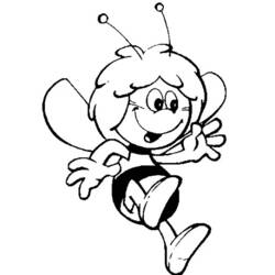 着色页: 蜜蜂玛雅 (动画片) #28289 - 免费可打印着色页