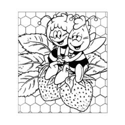 着色页: 蜜蜂玛雅 (动画片) #28346 - 免费可打印着色页
