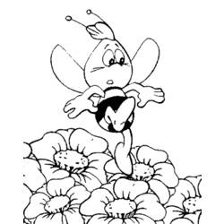 着色页: 蜜蜂玛雅 (动画片) #28357 - 免费可打印着色页