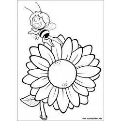 着色页: 蜜蜂玛雅 (动画片) #28390 - 免费可打印着色页