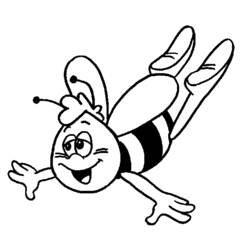 着色页: 蜜蜂玛雅 (动画片) #28393 - 免费可打印着色页