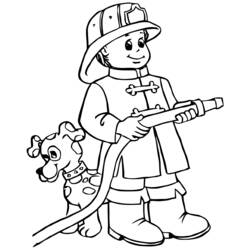 着色页: 消防员山姆 (动画片) #39817 - 免费可打印着色页
