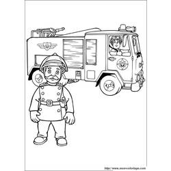 着色页: 消防员山姆 (动画片) #39822 - 免费可打印着色页