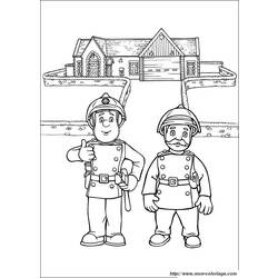 着色页: 消防员山姆 (动画片) #39841 - 免费可打印着色页