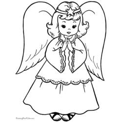 着色页: 天使 (人物) #86253 - 免费可打印着色页