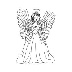 着色页: 天使 (人物) #86257 - 免费可打印着色页