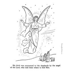 着色页: 天使 (人物) #86259 - 免费可打印着色页