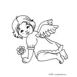 着色页: 天使 (人物) #86272 - 免费可打印着色页