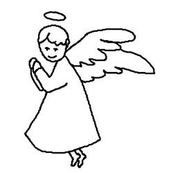 着色页: 天使 (人物) #86276 - 免费可打印着色页