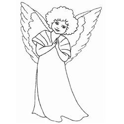 着色页: 天使 (人物) #86305 - 免费可打印着色页