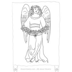 着色页: 天使 (人物) #86332 - 免费可打印着色页
