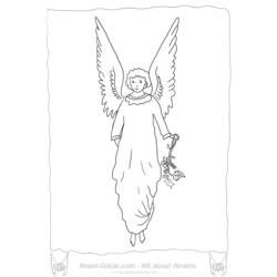 着色页: 天使 (人物) #86337 - 免费可打印着色页