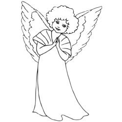 着色页: 天使 (人物) #86461 - 免费可打印着色页