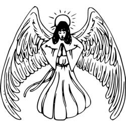 着色页: 天使 (人物) #86546 - 免费可打印着色页